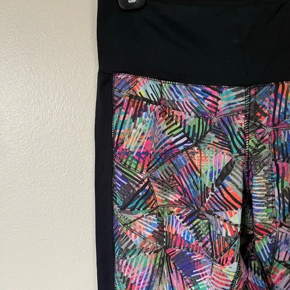 Mossimo | Black Colorful Leggings | Size Small - Picture 3 of 7